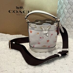 Coach Dempsey Drawstring Bucket Bag